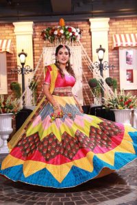 multi color lehenga