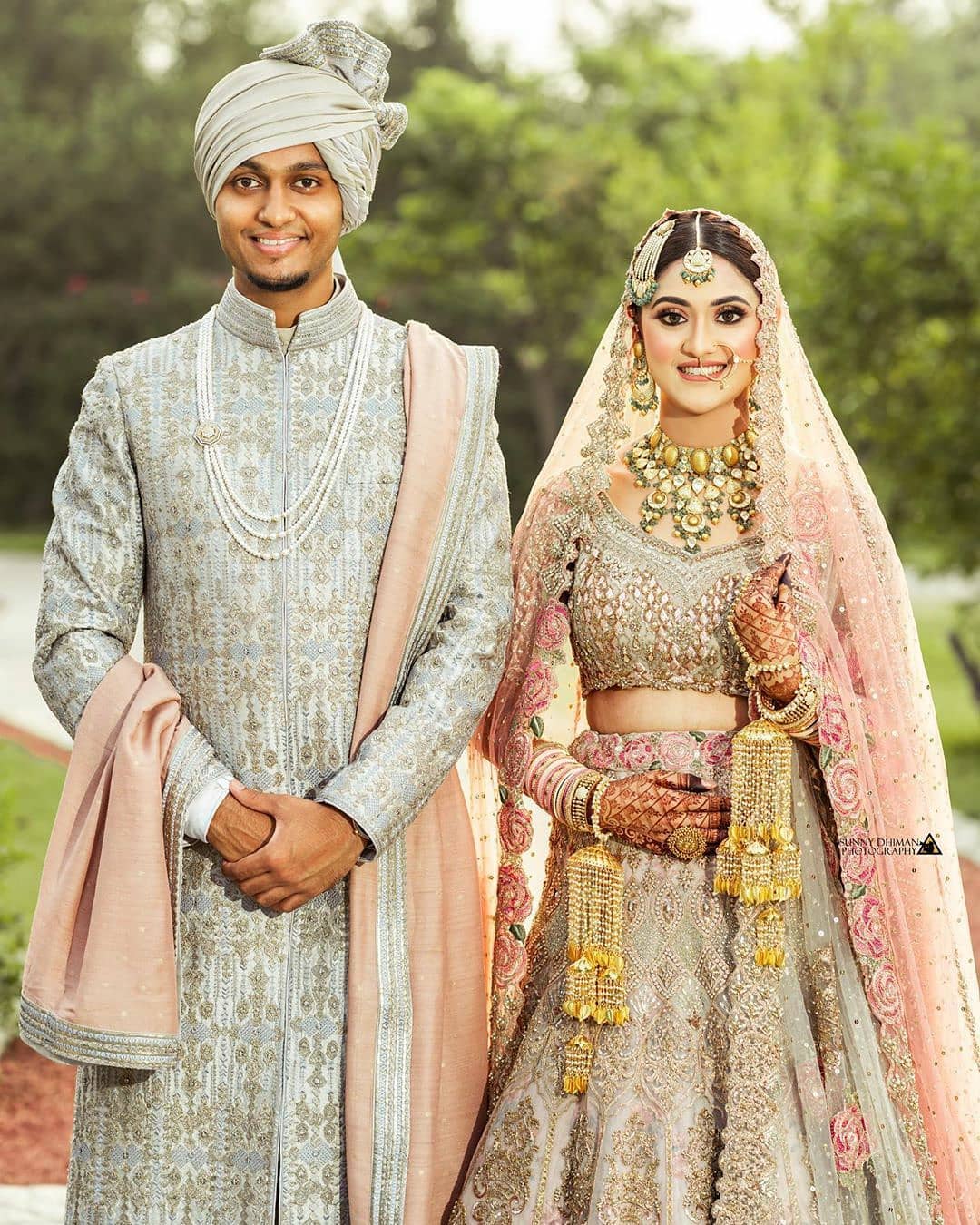 pastel groom sherwani