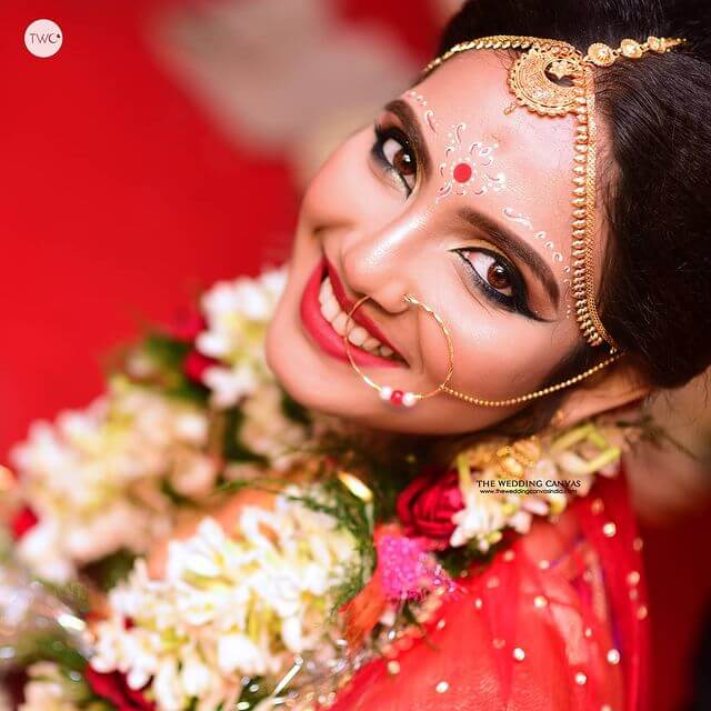 bengali bride look