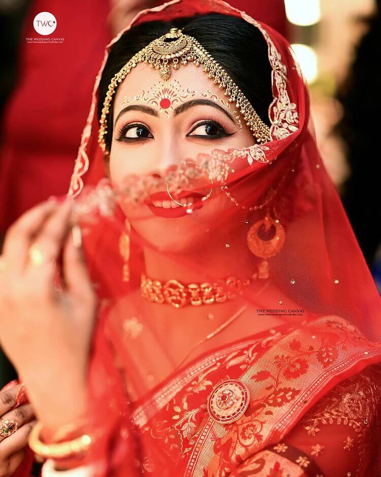 bengali bridal look