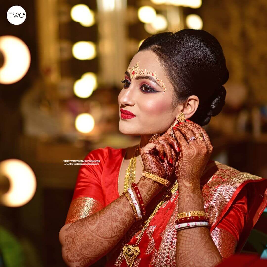 bengali bridal portrait