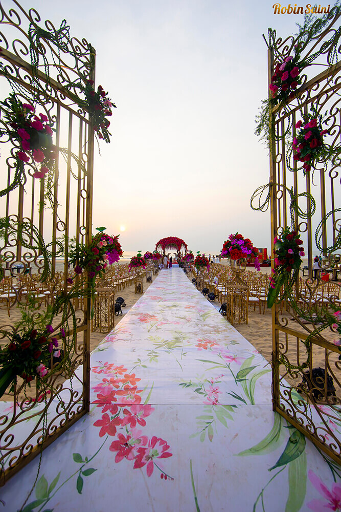wedding entrance decor