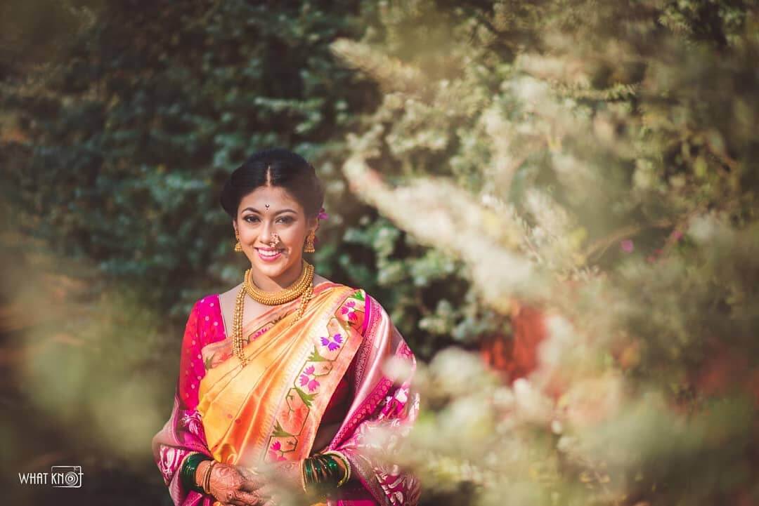 traditional marathi bride