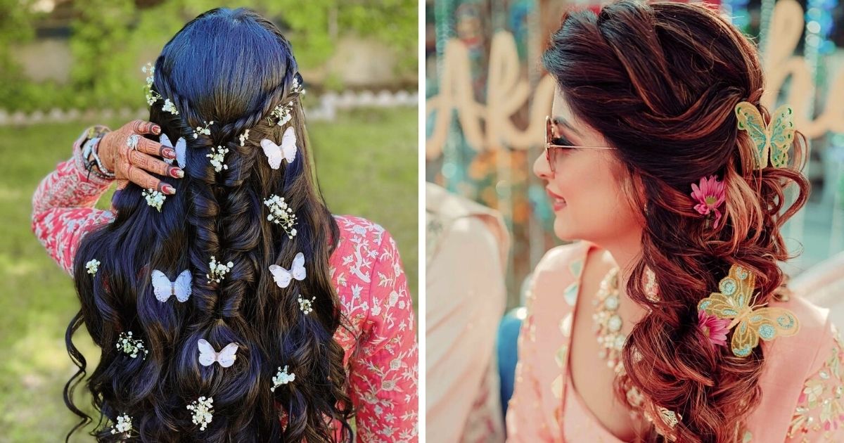 Latest Asian Party Wedding Hairstyles 2023-2024 Hairdo Trends