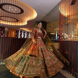 Traditional lehenga design by Payal Keyal