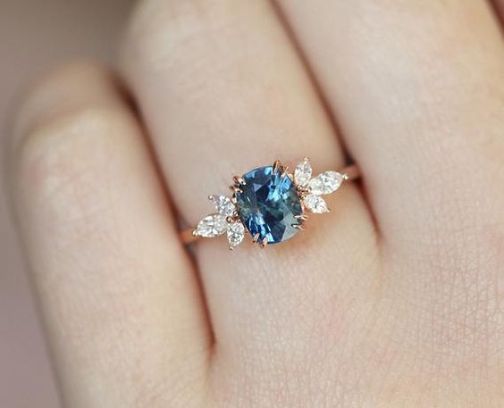 blue saphhire ring