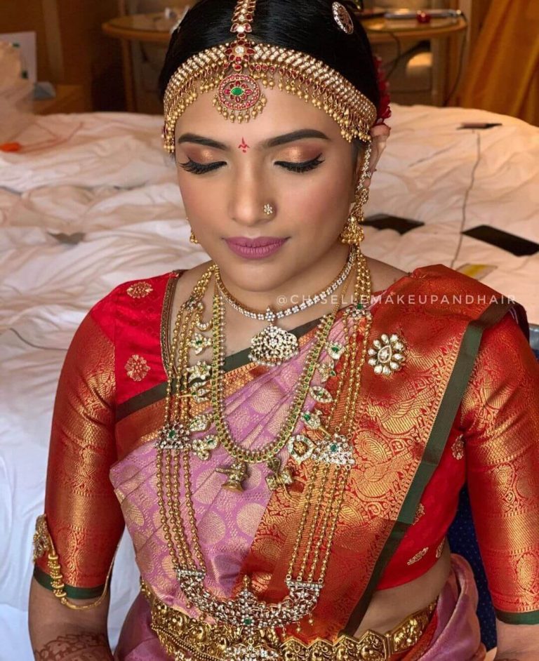 Magnificent South Indian Bridal Matha Patti That We Truly Adore