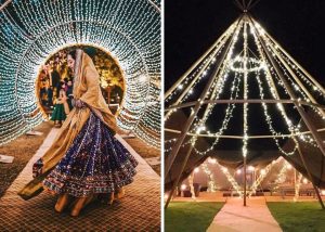 Fairy Lights Entrance Decor