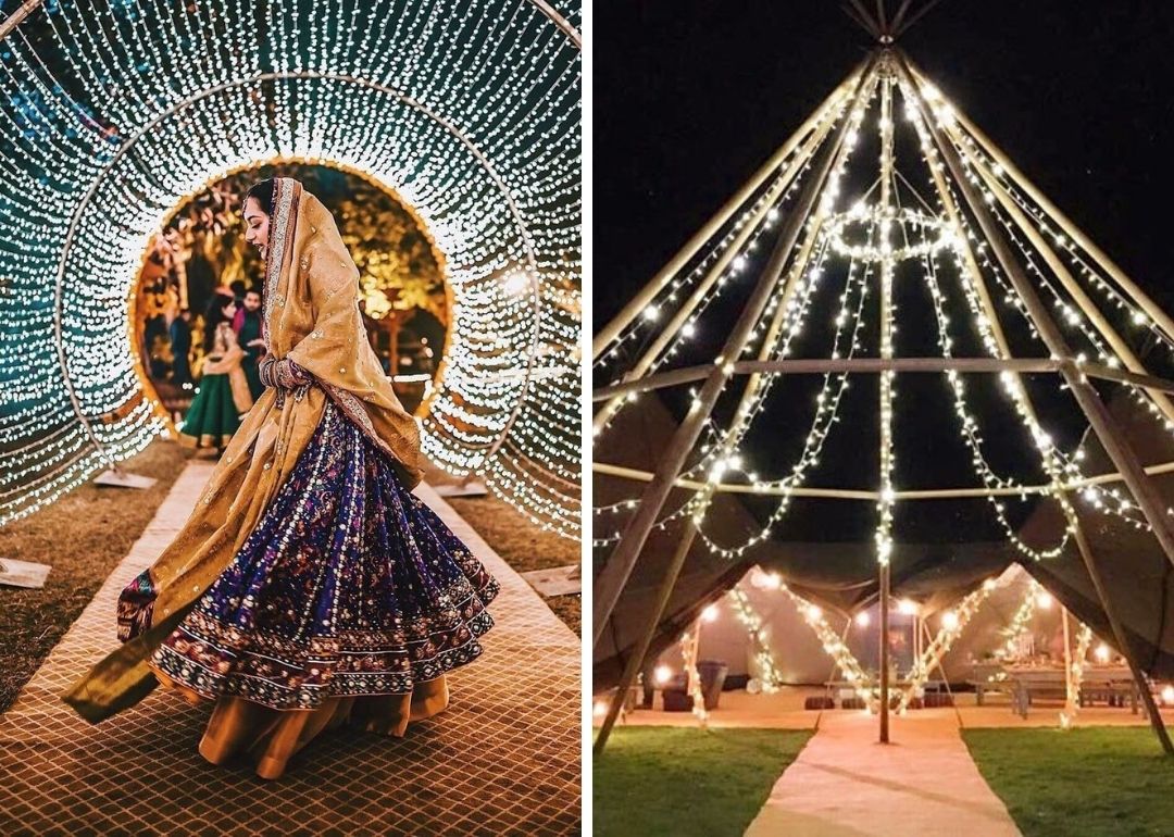 35+ Fairy Light Decoration Ideas For A Grand Wedding - ShaadiWish