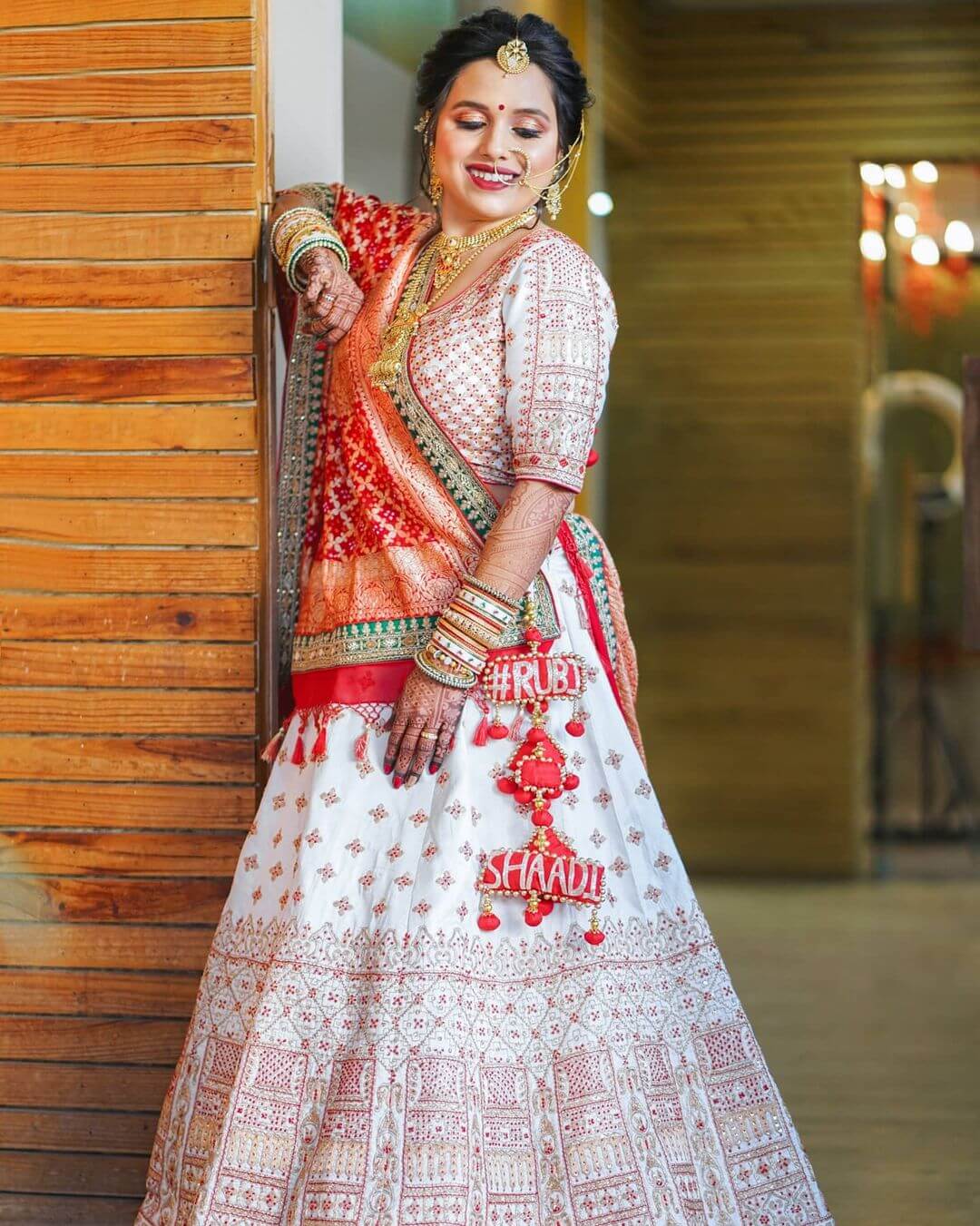 gujarati bridal portrait - ShaadiWish