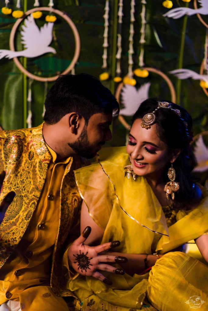 Stunning Fort Wedding With The Bride In Beige Lehenga