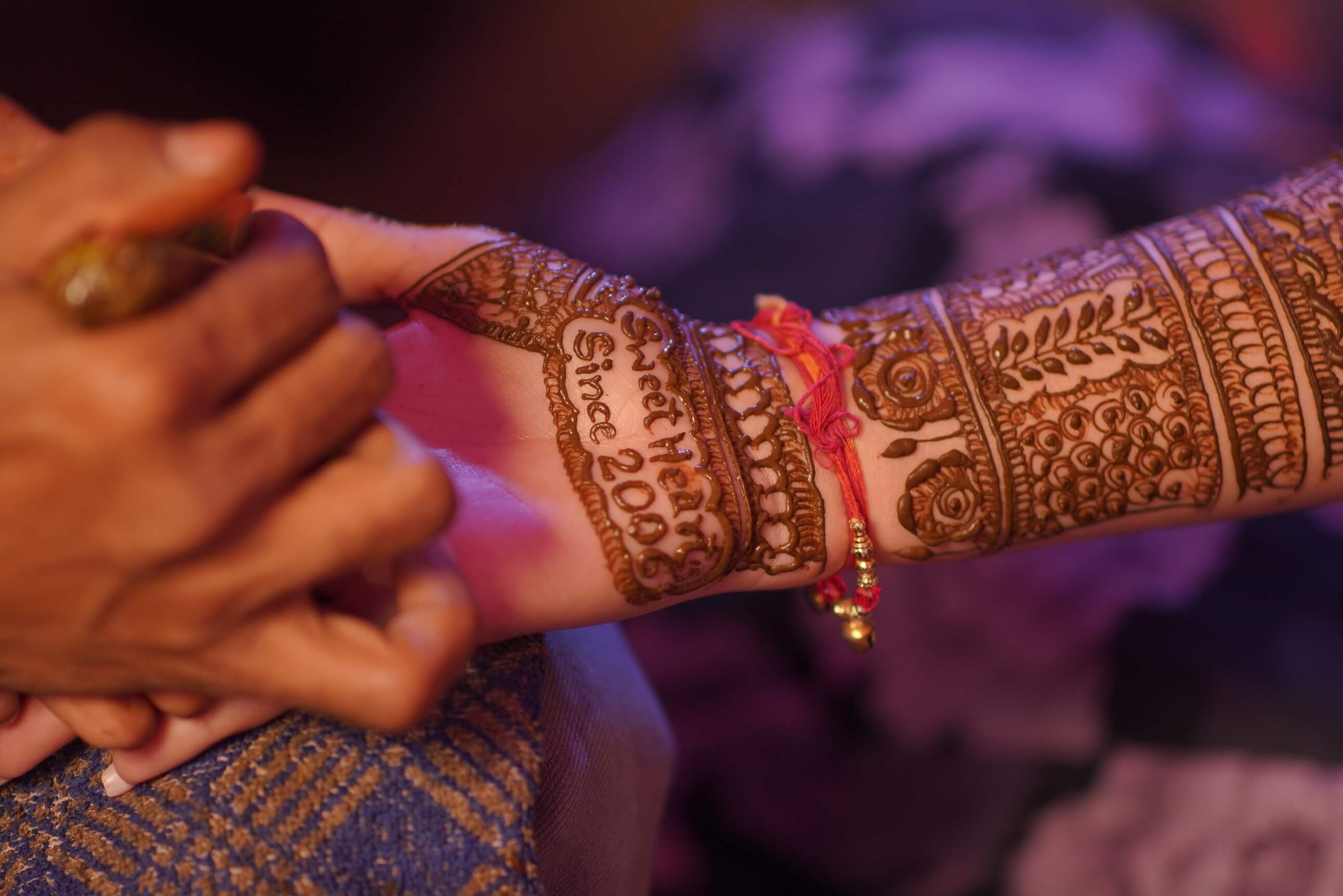 personalised bridal henna