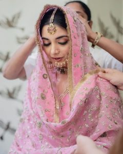 pink pastel lehenga