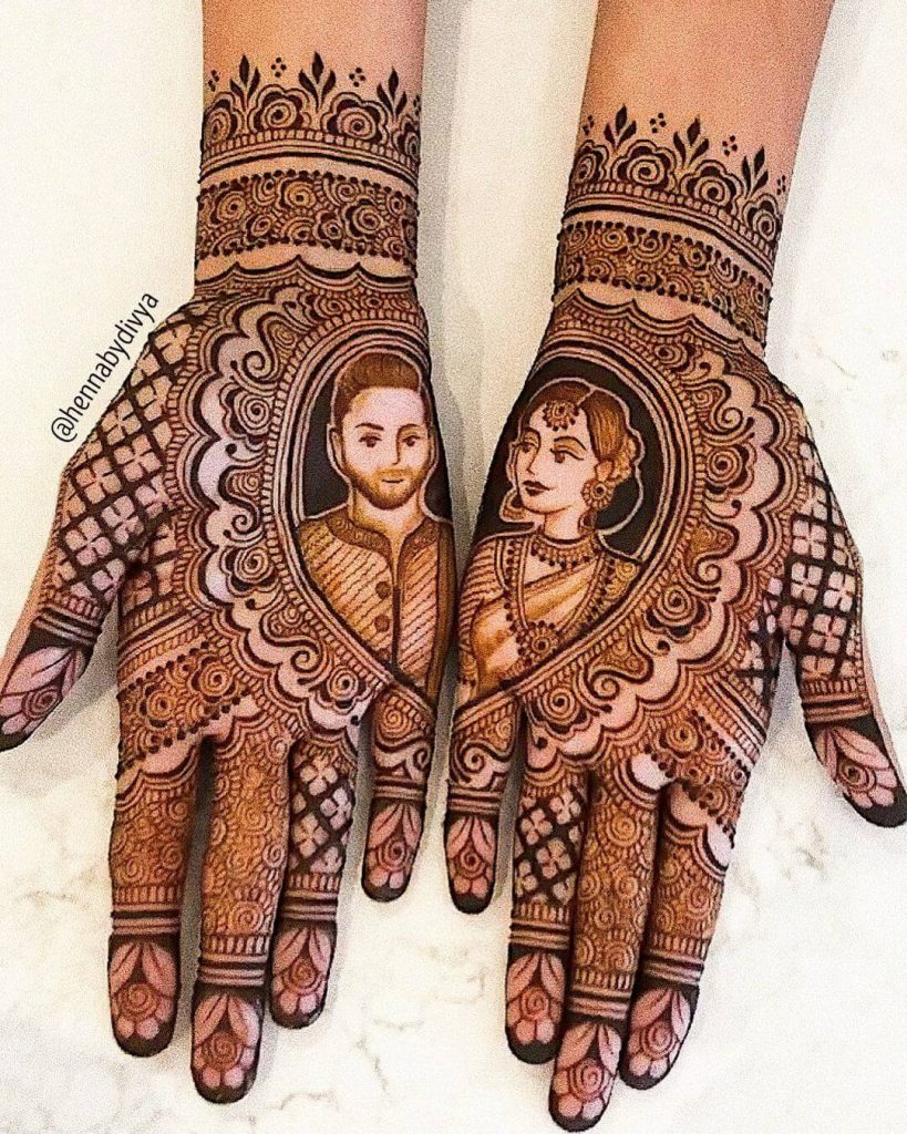 Portrait Mehendi Designs For Brides That We Are Crushing Over