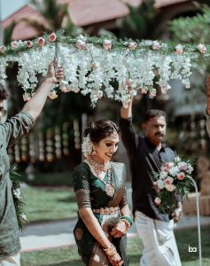 south indian bridal entry