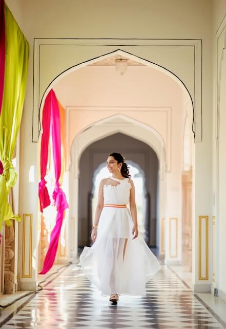White  Gowns  Indo Western Dresses Buy Latest Indo Western Clothing  Online  Utsav Fashion