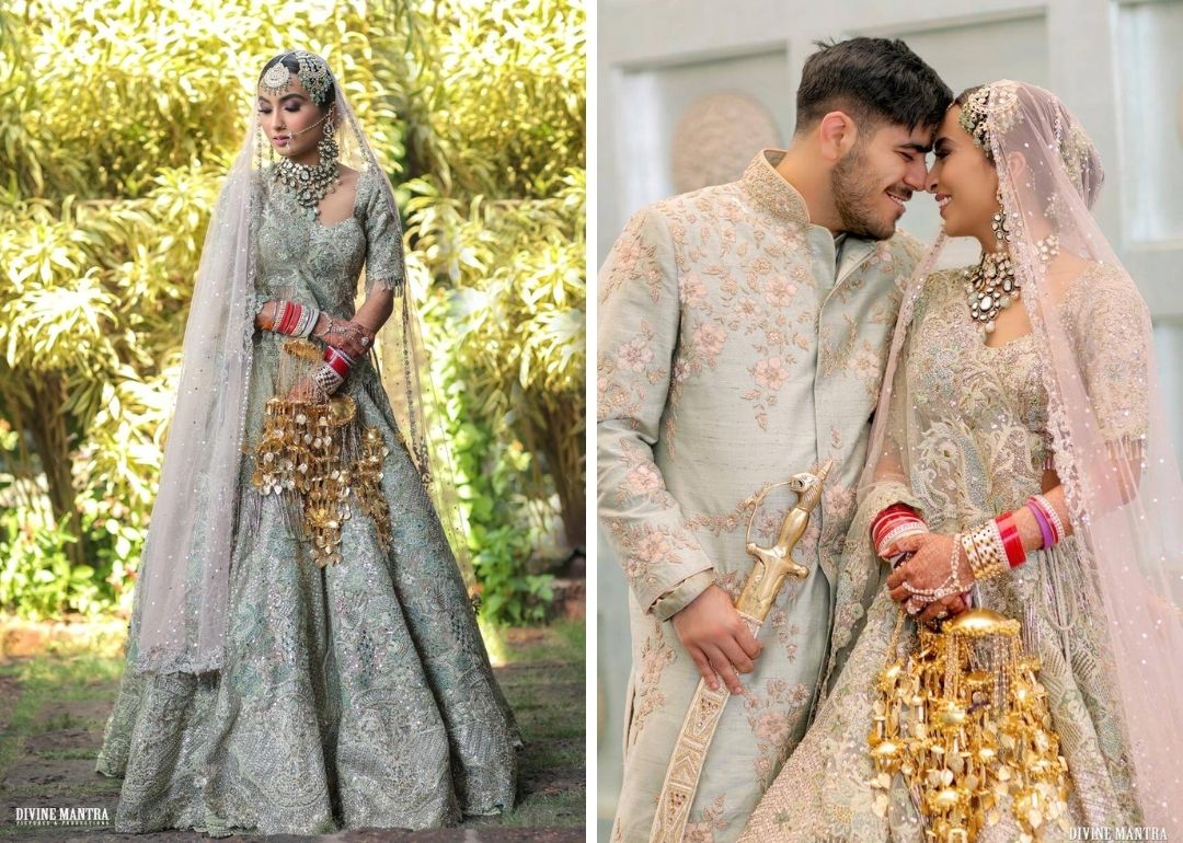 Real Brides in different Hues of Green for their Bridal Lehenga look so  impressive!