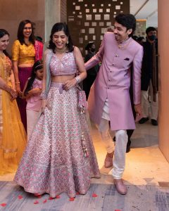 Onion Pink Lehenga