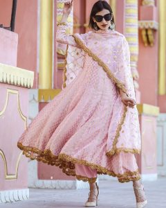 Pastel Pink Anarkali