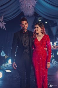 black and red couple outfits