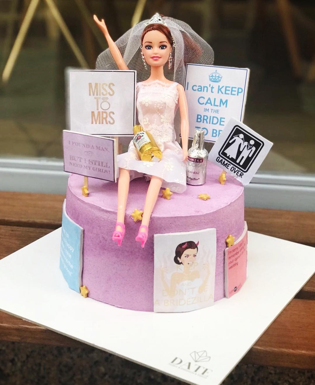 Bride to be cake by Reham Shalaby  Bachelorette cake Cake Cake design