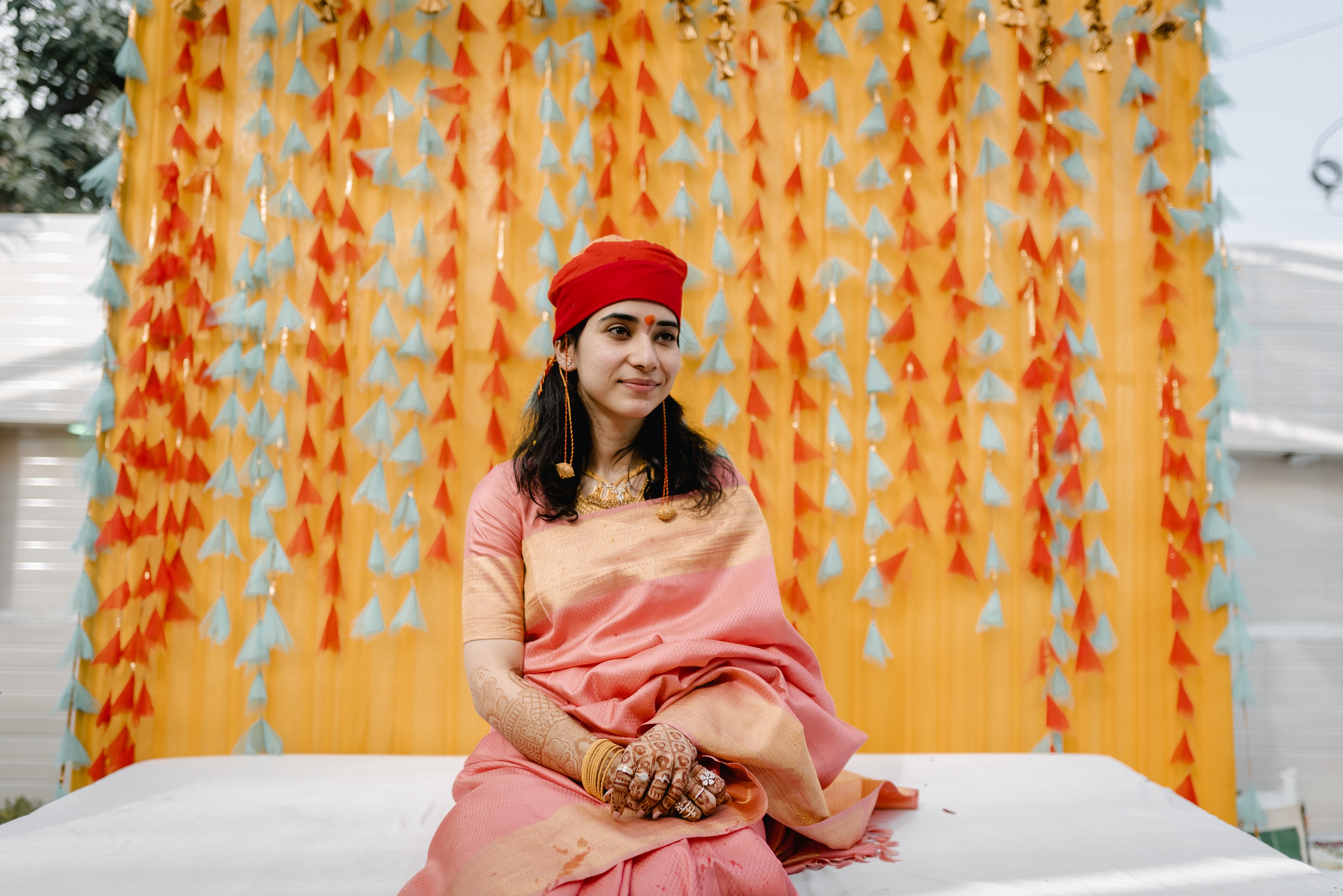 kashmiri bride in a saree