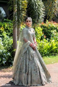 pastel lehenga