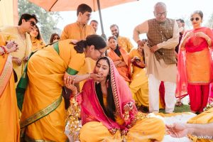 haldi ritual picture