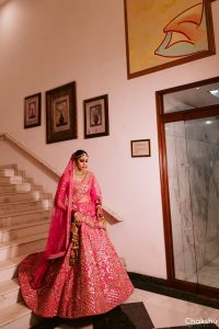 pink lehenga