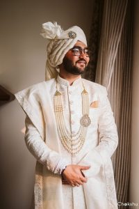 Groom White Sherwani