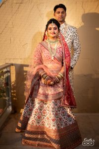 white sherwani with floral embroidery