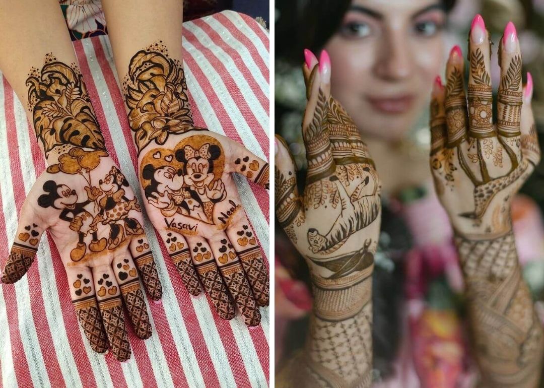 Offbeat And Unique Elements Spotted In Bridal Henna Designs
