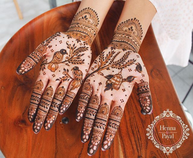 elements in bridal henna