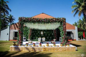 floral mandap decor