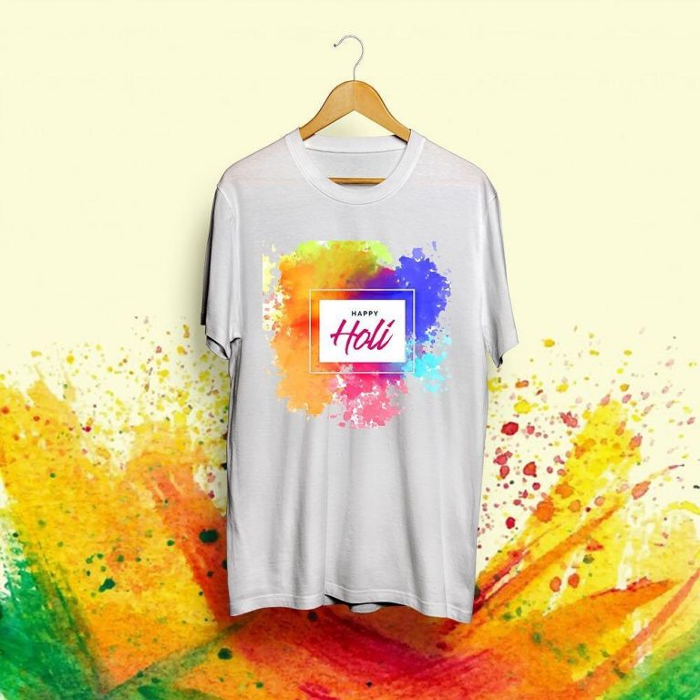 holi couple t shirts