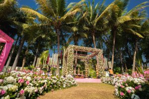 floral mandap decor