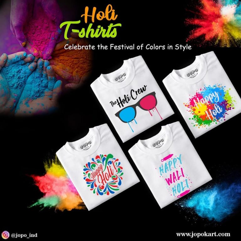 holi couple t shirts