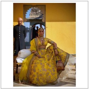 sabyasachi yellow lehenga