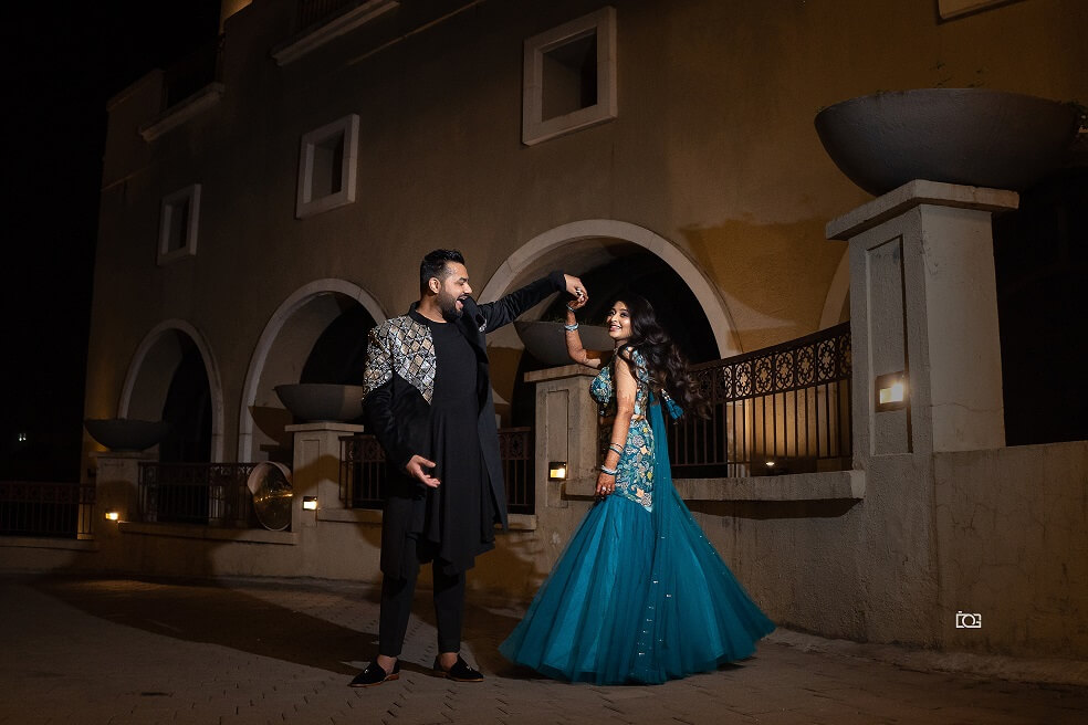 sangeet couple outfits
