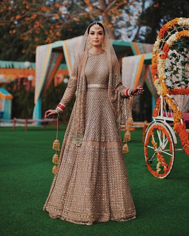 20 Belted Saree Ideas for 2021 Indian Bridal Weddings Unique Look