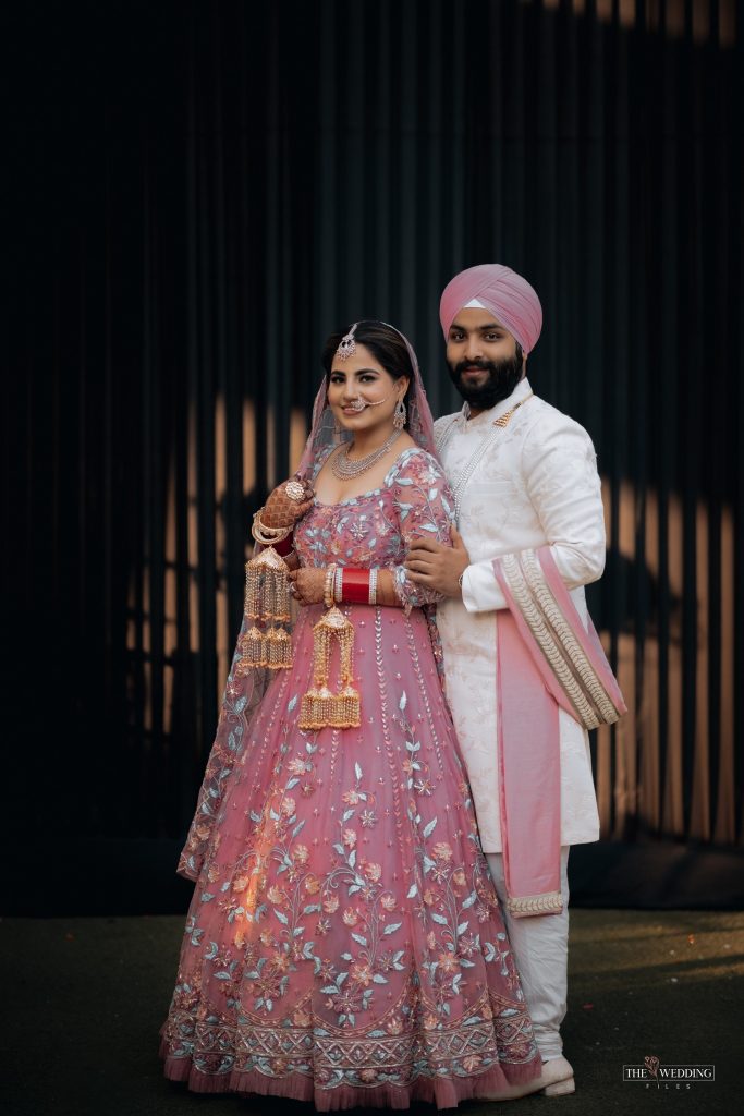 Fun Punjabi Wedding With Bride In Gorgeous Pastel Pink Anarkali