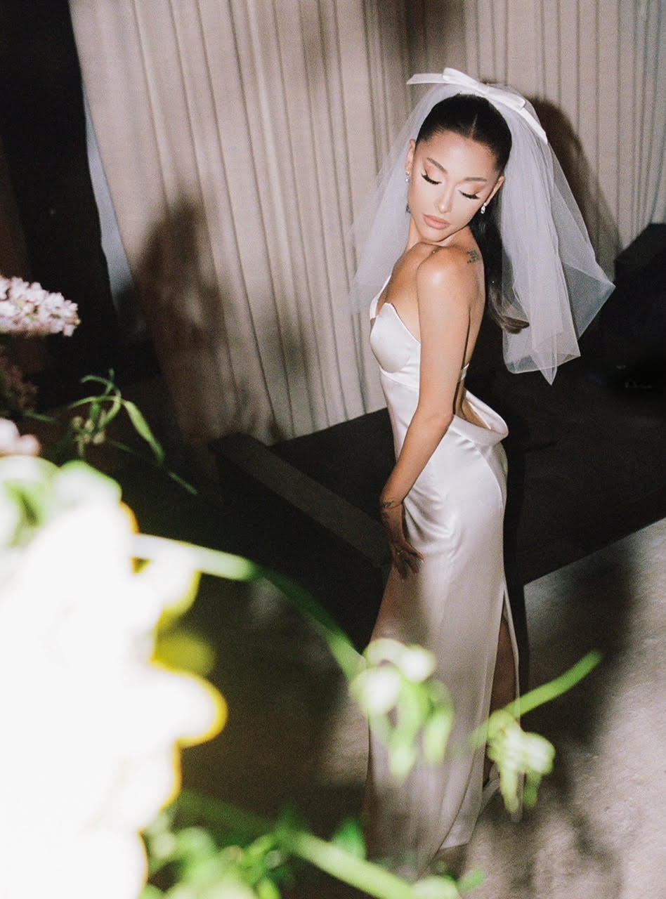 Ariana grande wedding gown