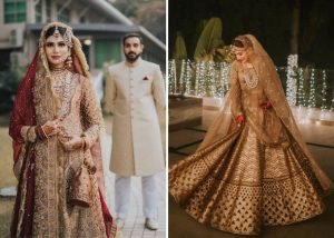 Gold Bridal Outfits