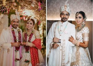 Matching White Wedding Outfits