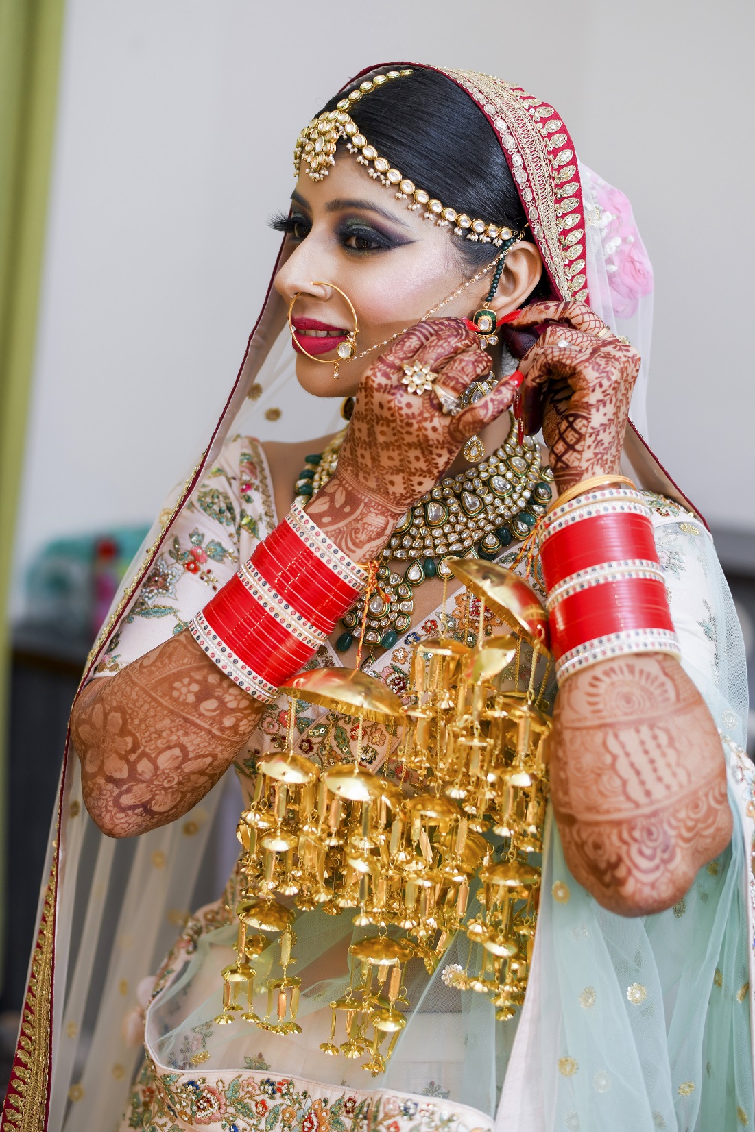 bridal gold kaleera