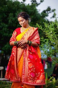 marathi bridal saree