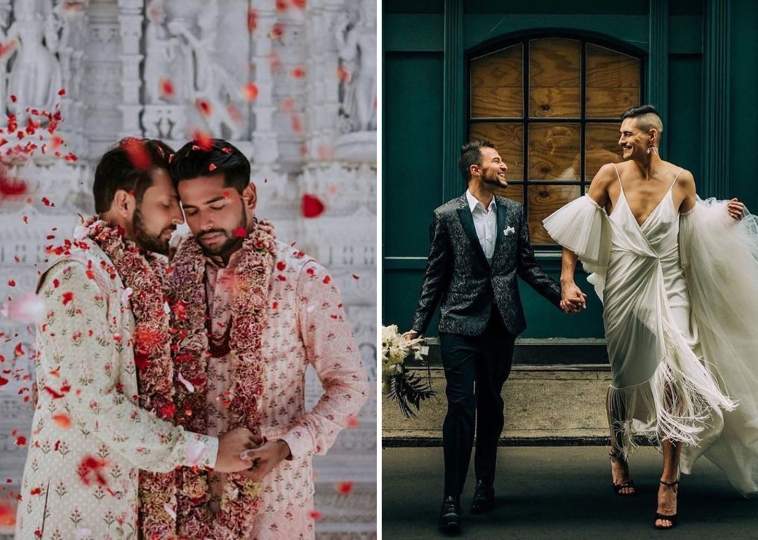 Steal Photoshoot Inspirations From Same Sex Couples Wedding Pictures