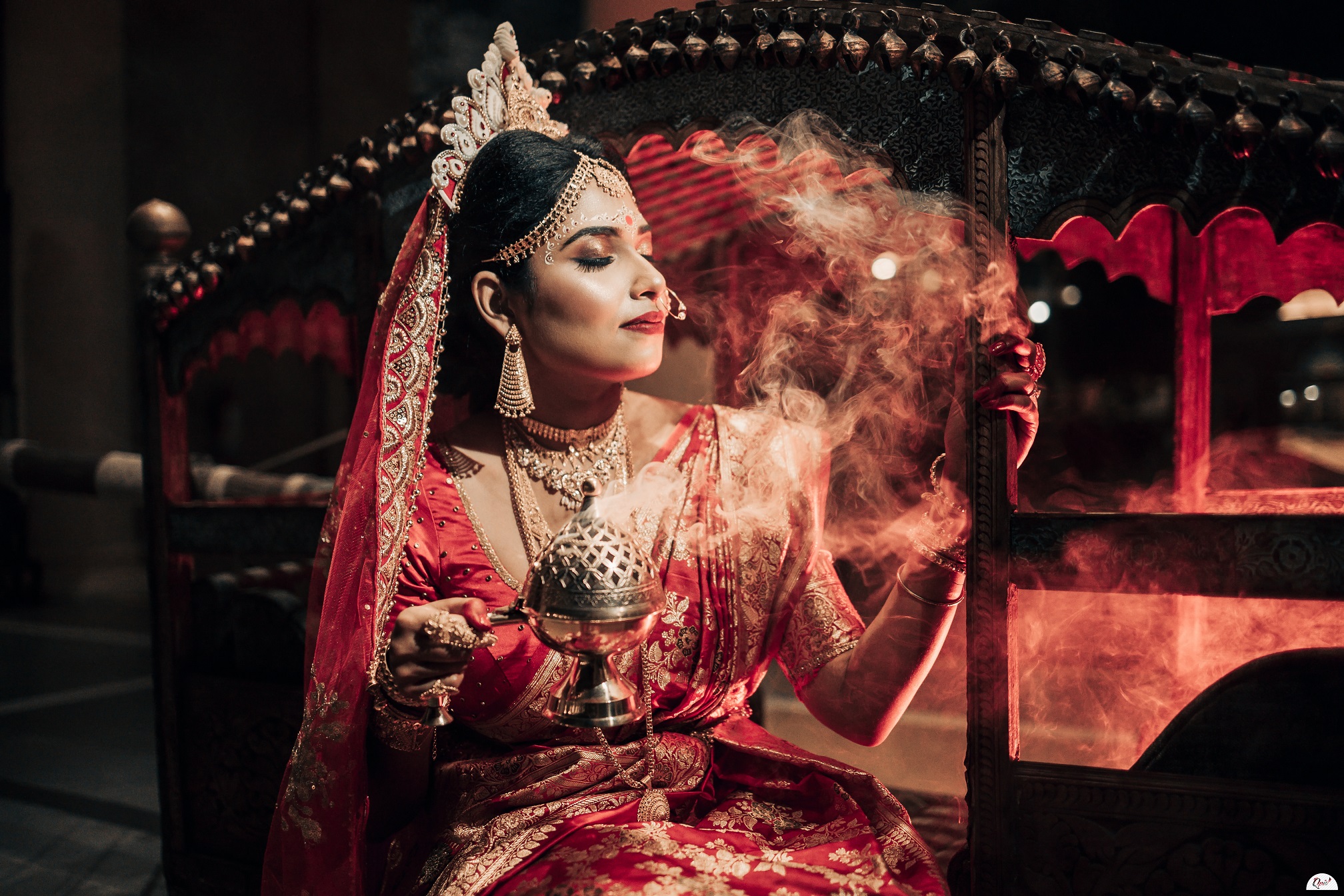 bengali bridal portrait