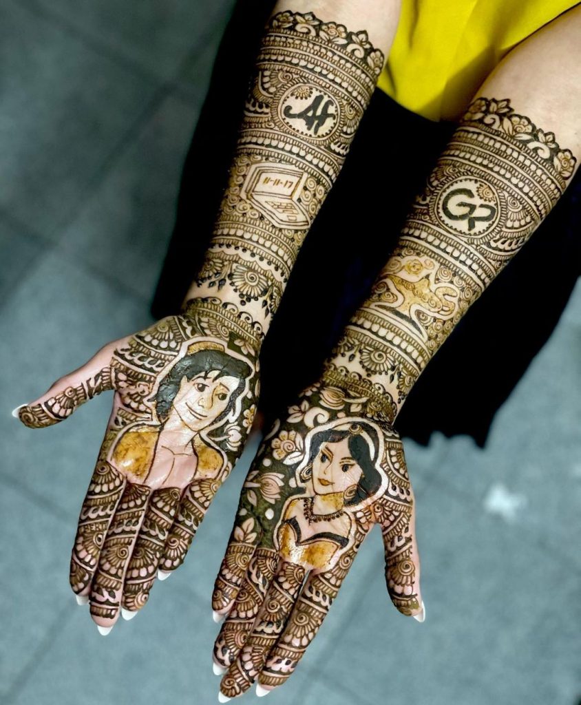 Different Ways And Ideas To Have Personalised Bridal Mehendi
