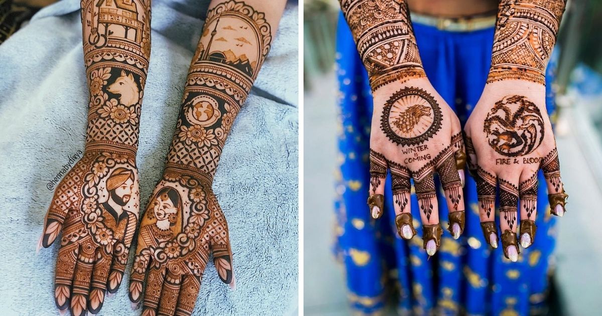 Different Ways And Ideas To Have Personalised Bridal Mehendi